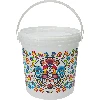 Food bucket "GWIOZDA" 10 L with lid  - 1 ['garden bucket', ' bucket with lid', ' bucket for the garden', ' bucket with lid', ' lockable bucket', ' lockable bucket', ' printed bucket', ' for mushrooms']