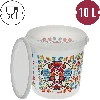 Food bucket "GWIOZDA" 10 L with lid - 4 ['garden bucket', ' bucket with lid', ' bucket for the garden', ' bucket with lid', ' lockable bucket', ' lockable bucket', ' printed bucket', ' for mushrooms']
