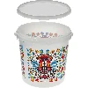 Food bucket "GWIOZDA" 10 L with lid - 5 ['garden bucket', ' bucket with lid', ' bucket for the garden', ' bucket with lid', ' lockable bucket', ' lockable bucket', ' printed bucket', ' for mushrooms']