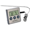 Food thermometer with probe (0°C to 250°C)  - 1 ['thermometer with probe', ' electronic thermometer', ' kitchen thermometer', ' food thermometer', ' thermometer for roasting', ' for frying', ' for cooking', ' for meat', ' for cakes']