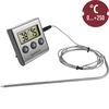 Food thermometer with probe (0°C to 250°C) - 3 ['thermometer with probe', ' electronic thermometer', ' kitchen thermometer', ' food thermometer', ' thermometer for roasting', ' for frying', ' for cooking', ' for meat', ' for cakes']
