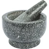 Granite mortar with pestle  - 1 ['Granite mortar', ' mortar with piston', ' stone mortar', ' mortar of stone', ' kitchen mortar', ' mortar for herbs']