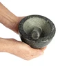 Granite mortar with pestle - 5 ['Granite mortar', ' mortar with piston', ' stone mortar', ' mortar of stone', ' kitchen mortar', ' mortar for herbs']
