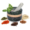 Granite mortar with pestle, decorative - 6 ['ornamental mortar', ' granite mortar', ' mortar with piston', ' stone mortar', ' mortar of stone', ' kitchen mortar', ' mortar for herbs']