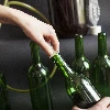 Green 0.75 L wine bottle - 10 pcs shrink-wrap pack - 10 ['alcohol bottle', ' decorated alcohol bottles', ' glass alcohol bottle', ' moonshine bottles for wedding party', ' liqueur bottle', ' decorated liqueur bottles', ' wine bottle', ' bottle for wine']