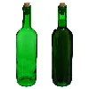 Green 0.75 L wine bottle - 10 pcs shrink-wrap pack - 5 ['alcohol bottle', ' decorated alcohol bottles', ' glass alcohol bottle', ' moonshine bottles for wedding party', ' liqueur bottle', ' decorated liqueur bottles', ' wine bottle', ' bottle for wine']