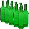Green 0.75 L wine bottle - 10 pcs shrink-wrap pack  - 1 ['alcohol bottle', ' decorated alcohol bottles', ' glass alcohol bottle', ' moonshine bottles for wedding party', ' liqueur bottle', ' decorated liqueur bottles', ' wine bottle', ' bottle for wine']
