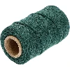 Green cotton twine 55m / 100g - 2 ['twine of cotton', ' cotton twine', ' twine for delicate plants', ' natural twine', ' eco-friendly twine', ' macramé twine', ' twine for binding', ' craft twine', ' drawstring', ' green twine.']