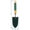 Hand trowel - metal, green - 2 ['Metal spade', ' garden spade', ' flower spade']