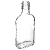 Hip flask bottle for infusion liqueurs, 200 ml - 10 pcs - 3 ['hip glass bottle', ' glass bottle', ' bottle for homemade infusion liqueurs', ' glass bottles', ' 200 mL bottles', ' 10 pieces', ' bottle with screw cap', ' small bottles', ' small glass bottles']