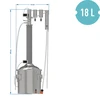 Hugin convex 18 L modular still - 14 ['distillation kit', ' stainless steel still', ' distillation apparatus', ' water still', ' moonshine still', ' distilled water', ' prismatic springs', ' browin still', ' alcohol still', ' 2 clarifiers', ' reflux']
