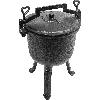 Hunting pot - 7 L cast iron  - 1 ['cast iron cauldron', ' fireplace cauldron', ' Hungarian cauldron', ' hunting pot', ' gift']