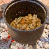 Hunting pot - 7 L cast iron - 12 ['cast iron cauldron', ' fireplace cauldron', ' Hungarian cauldron', ' hunting pot', ' gift']