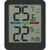 Indoor electronic thermometer, black - 2 ['electronic thermometer', ' thermometer for measuring humidity', ' wireless thermometer', ' black thermometer', ' thermometer with magnet', ' stylish thermometer', ' indoor thermometer', ' which thermometer for home', ' modern indoor thermometer', ' practical thermometer', ' how to check air comfort level']