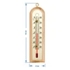 Indoor thermometer with a golden scale (-10°C to +50°C) 16cm - 2 ['indoor thermometer', ' room thermometer', ' thermometer for indoors', ' home thermometer', ' thermometer', ' wooden room thermometer', ' thermometer easy-to-read scale', ' thermometer golden scale', ' thermometer for hanging', ' small thermometer']