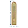 Indoor thermometer with a golden scale (-10°C to +50°C) 22cm, mix - 2 ['indoor thermometer', ' room thermometer', ' thermometer for indoors', ' home thermometer', ' thermometer', ' wooden room thermometer', ' thermometer easy-to-read scale', ' thermometer silver scale', ' thermometer golden scale', ' thermometer for hanging', ' traditional thermometer']