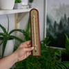 Indoor thermometer with a golden scale (-10°C to +60°C) 28cm mix - 6 ['indoor thermometer', ' room thermometer', ' thermometer for indoors', ' home thermometer', ' thermometer', ' wooden room thermometer', ' thermometer easy-to-read scale', ' thermometer golden scale', ' thermometer for hanging']