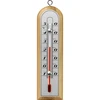 Indoor thermometer with a silver scale (-10°C to +50°C) 16cm mix  - 1 ['indoor thermometer', ' room thermometer', ' thermometer for indoors', ' home thermometer', ' thermometer', ' wooden room thermometer', ' thermometer easy-to-read scale', ' thermometer silver scale', ' thermometer for hanging', ' traditional thermometer']