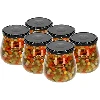 “Inverted Amphora” 500 ml twist-off jar with Ø82/6 black lid, 6 pcs - 4 ['jar', ' amphora jar', ' 500 ml jar', ' set of jars', ' glass jars', ' jars for preserves', ' jars for beauty products', ' jars 6 pieces', ' glass jar', ' jars for jams', ' jars for fruit preserves', ' jars for marmalades', ' jars for meat preserves', ' jars for jars', ' jars for beauty products']