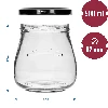 “Inverted Amphora” 500 ml twist-off jar with Ø82/6 black lid, 6 pcs - 9 ['jar', ' amphora jar', ' 500 ml jar', ' set of jars', ' glass jars', ' jars for preserves', ' jars for beauty products', ' jars 6 pieces', ' glass jar', ' jars for jams', ' jars for fruit preserves', ' jars for marmalades', ' jars for meat preserves', ' jars for jars', ' jars for beauty products']