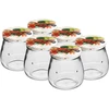 “Inverted Amphora” 500 ml twist-off jar with Ø82/6 coloured lid  - 1 ['jar', ' amphora jar', ' 500 ml jar', ' set of jars', ' glass jars', ' jars for preserves', ' jars for beauty products', ' jars 6 pieces', ' glass jar', ' jars for jams', ' jars for fruit preserves', ' jars for marmalades', ' jars for meat preserves', ' jars for jars', ' jars for beauty products']