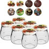 “Inverted Amphora” 500 ml twist-off jar with Ø82/6 coloured lid - 2 ['jar', ' amphora jar', ' 500 ml jar', ' set of jars', ' glass jars', ' jars for preserves', ' jars for beauty products', ' jars 6 pieces', ' glass jar', ' jars for jams', ' jars for fruit preserves', ' jars for marmalades', ' jars for meat preserves', ' jars for jars', ' jars for beauty products']