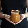“Inverted Amphora” 500 ml twist-off jar with Ø82/6 coloured lid - 11 ['jar', ' amphora jar', ' 500 ml jar', ' set of jars', ' glass jars', ' jars for preserves', ' jars for beauty products', ' jars 6 pieces', ' glass jar', ' jars for jams', ' jars for fruit preserves', ' jars for marmalades', ' jars for meat preserves', ' jars for jars', ' jars for beauty products']
