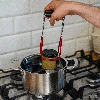 Jar lifter - 4 ['jar lifter', ' hot jar lifter', ' jar gripper', ' preserves gripper', ' jar holder', ' jar removal handle', ' home preserves accessories', ' kitchen gadget']