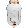 Jar with tap, 3.8 L - on a stand - 2 ['a jar with a tap', ' a lemonade jar', ' a punch jar', ' a beverage jar', ' a beverage dispenser', ' for parties', ' for serving drinks', ' glass jar with a tap', ' jar on a stand']