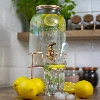 Jar with tap, 3.8 L - on a stand - 3 ['a jar with a tap', ' a lemonade jar', ' a punch jar', ' a beverage jar', ' a beverage dispenser', ' for parties', ' for serving drinks', ' glass jar with a tap', ' jar on a stand']