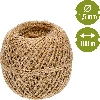 Jute twine 1,5 mm / 100 m / 100 g - 4 ['cord of jute', ' jute cord', ' cord for tomatoes', ' cord for cucumbers', ' natural cord', ' eco-friendly cord', ' macramé cord', ' binding cord', ' craft cord']