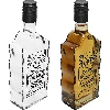 Klasztorna bottle 0.5 L, with screw cap, "Bimber" print - 4 ['liquor bottle', ' printed bottle', ' moonshine bottle', ' liquor bottle', ' vodka bottle', ' vodka bottle', ' decorative bottle', ' 500 ml bottle', ' glass bottle', ' wedding bottle', ' for country table', ' super bottle', ' wave bottle']