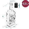 Klasztorna bottle 0.5 L, with screw cap, "Bimber" print - 6 ['liquor bottle', ' printed bottle', ' moonshine bottle', ' liquor bottle', ' vodka bottle', ' vodka bottle', ' decorative bottle', ' 500 ml bottle', ' glass bottle', ' wedding bottle', ' for country table', ' super bottle', ' wave bottle']