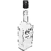 Klasztorna bottle 0.5 L, with screw cap, Moonshine print - 3 ['printed bottle', ' moonshine bottle', ' liquor bottle', ' vodka bottle', ' vodka bottle', ' decorative bottle', ' 500 ml bottle', ' glass bottle', ' wedding bottle', ' bottle with cap', ' moonshine bottle', ' browin bottles', ' super bottle', ' wave bottle']