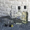 Klasztorna bottle 0.5 L, with screw cap, Moonshine two-colour print - 4 pcs - 9 ['printed bottle', ' moonshine bottle', ' liquor bottle', ' vodka bottle', ' vodka bottle', ' decorative bottle', ' 500 ml bottle', ' glass bottle', ' wedding bottle', ' bottle with cap', ' moonshine bottle', ' browin bottles', ' superbottle', ' wave bottle']