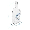 Klasztorna bottle 0.5 L, with screw cap, Moonshine two-colour print - 4 pcs - 8 ['printed bottle', ' moonshine bottle', ' liquor bottle', ' vodka bottle', ' vodka bottle', ' decorative bottle', ' 500 ml bottle', ' glass bottle', ' wedding bottle', ' bottle with cap', ' moonshine bottle', ' browin bottles', ' superbottle', ' wave bottle']