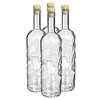 Land of Ice 1 L bottle with a cork, 4 pcs  - 1 ['glass bottle', ' alcohol bottle', ' decorative bottle', ' 1L bottle', ' wine bottle', ' wine bottle', ' tincture bottle', ' juice bottle', ' gift']