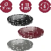 Lid Ø82/6 polka dot mix - 10 pcs - 2 ['jar lids', ' lids with safety button', ' jar lids', ' TO lids', ' twist-off lids', ' Ø82 lids', ' polka dot lids', ' dotted lids', ' Ø82 lids', ' 6-catch lids', ' browin lids']