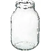 Liquor jar 3 L and cap Ø 100 with handle - 2 ['jar', ' glass jar', ' jar with lid', ' jar for pickled cucumbers', ' jar for cucumbers', ' liqueur jar', ' jar for liqueurs', ' ar with handle', ' screw top jar with handle']
