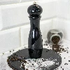 Manual salt and pepper grinder, 21 cm, black - 3 ['hand grinder', ' pepper mill', ' ground pepper', ' ground salt', ' peppercorns', ' ceramic grit', ' black pepper mill']