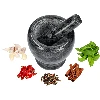 Marble kitchen mortar, black, Ø 10.5 cm - 7 ['mortar', ' mortar and pestle', ' marble mortar', ' stone mortar', ' mortar made of stone', ' kitchen mortar', ' mortar for herbs', ' mortar made of marble', ' decorative mortar', ' mortar for kitchen', ' mortar for herbs', ' mortar for spices', ' elegant mortar', ' attractive mortar']