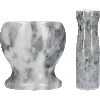 Marble kitchen mortar, grey, Ø 10.5 cm - 4 ['mortar', ' mortar and pestle', ' marble mortar', ' stone mortar', ' mortar made of stone', ' kitchen mortar', ' mortar for herbs', ' mortar made of marble', ' decorative mortar', ' mortar for kitchen', ' mortar for herbs', ' mortar for spices', ' elegant mortar', ' attractive mortar', ' grey mortar']