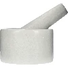 Marble kitchen mortar, white, Ø 10 cm - 3 ['mortar', ' mortar and pestle', ' marble mortar', ' stone mortar', ' mortar made of stone', ' kitchen mortar', ' mortar for herbs', ' mortar made of marble', ' decorative mortar', ' mortar for kitchen', ' mortar for herbs', ' mortar for spices', ' elegant mortar', ' attractive mortar', ' white mortar']
