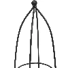 Metal pergola - Pyramid, 95 cm - 2 ['support for plants', ' climbing plants', ' roses', ' tomatoes']