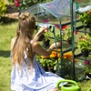 Mini greenhouse with 2 shelves 69x49x95cm - 4 