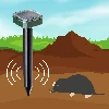 Mole repellent powered with a solar battery - 7 ['mole repeller', ' how to get rid of moles', ' for shrews', ' solar rodent repeller', ' solar powered repeller', ' against voles', ' for voles']