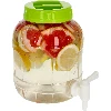 Multi-functional 3 L jar with tap  - 1 ['PET jar', ' plastic jar', ' jar made of plastic', ' multi-purpose jar', ' shatterproof jar', ' jar with tap', ' jar with small tap', ' lemonade jar', ' jar with lid and stopper', ' citronade', ' lemonade', ' punch', ' decanting']