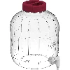 Multi-functional jar with small tap 8 L - 2 ['PET jar', ' plastic jar', ' jar made of plastic', ' multi-purpose jar', ' shatterproof jar', ' jar with tap', ' jar with small tap', ' lemonade jar', ' jar with lid and stopper']
