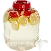 Multi-functional jar with small tap 8 L  - 1 ['PET jar', ' plastic jar', ' jar made of plastic', ' multi-purpose jar', ' shatterproof jar', ' jar with tap', ' jar with small tap', ' lemonade jar', ' jar with lid and stopper']