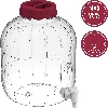 Multi-functional jar with small tap 8 L - 4 ['PET jar', ' plastic jar', ' jar made of plastic', ' multi-purpose jar', ' shatterproof jar', ' jar with tap', ' jar with small tap', ' lemonade jar', ' jar with lid and stopper']